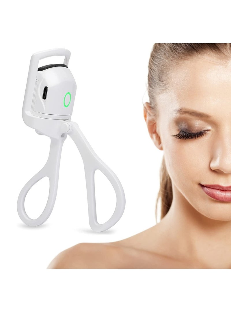 Hihonor Heated Eyelash Curlers - Rapid Heated Lash Curler - Rechargeable Electric Eyelash Curler - Temperature Control,Quick Natural Curling for Long Lasting with Sensing Heating Silicone Pad - Image 2