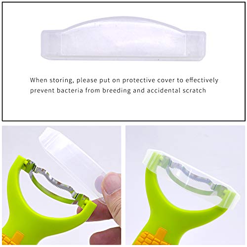 EDOBLUE Corn Zipper 6" - Lovely Shape Ergonomic Kitchen Tool Corn Planer Cutter Cob Peeler Corn Stripper Kernel Cutter - Image 5