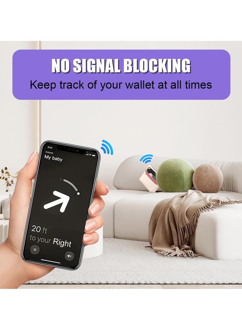 SYOSI 2 Pack for Galaxy tag2 Wallet Holder, Ultra Thin Card Holder for SmartTag2, Soft TPU Smart Tag2 Case for Wallet, Handbag, Backpack- Stays Hidden - Image 3