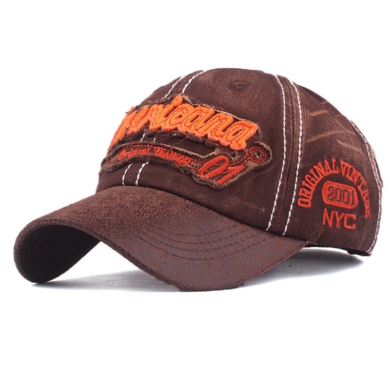 Baseball Cap New 79 Washed Fashion Casual Embroidery Korean  Sun Protection Hat - Image 3