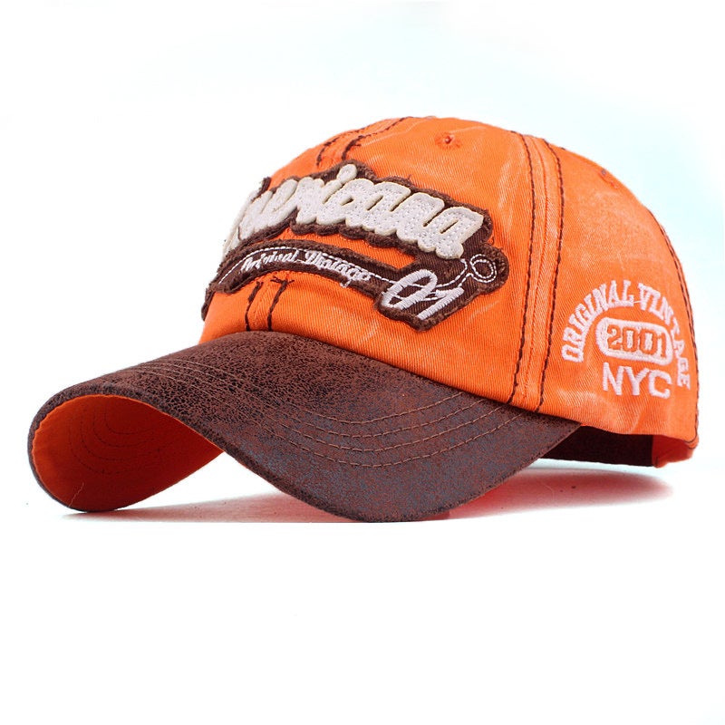 Baseball Cap New 79 Washed Fashion Casual Embroidery Korean  Sun Protection Hat - Image 1