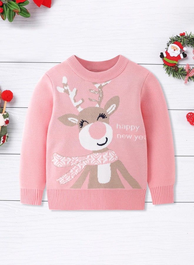 Perdeca Christmas Toddler Sweater Ugly Sweatshirt Knit Pullover Cotton Long Sleeve Tops Toddler Girl Christmas Outfit - Image 2