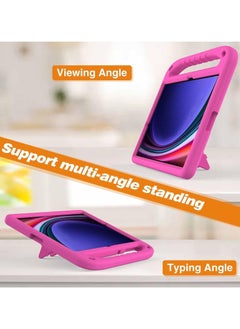 General Kids Case Compatible with Samsung Galaxy Tab S9 FE Plus Case SM-X610/SM-X616 12.4inch 2023,Light Weight Shock Proof Handle Stand Kids Friendly Protective Cover Case  - Image 2