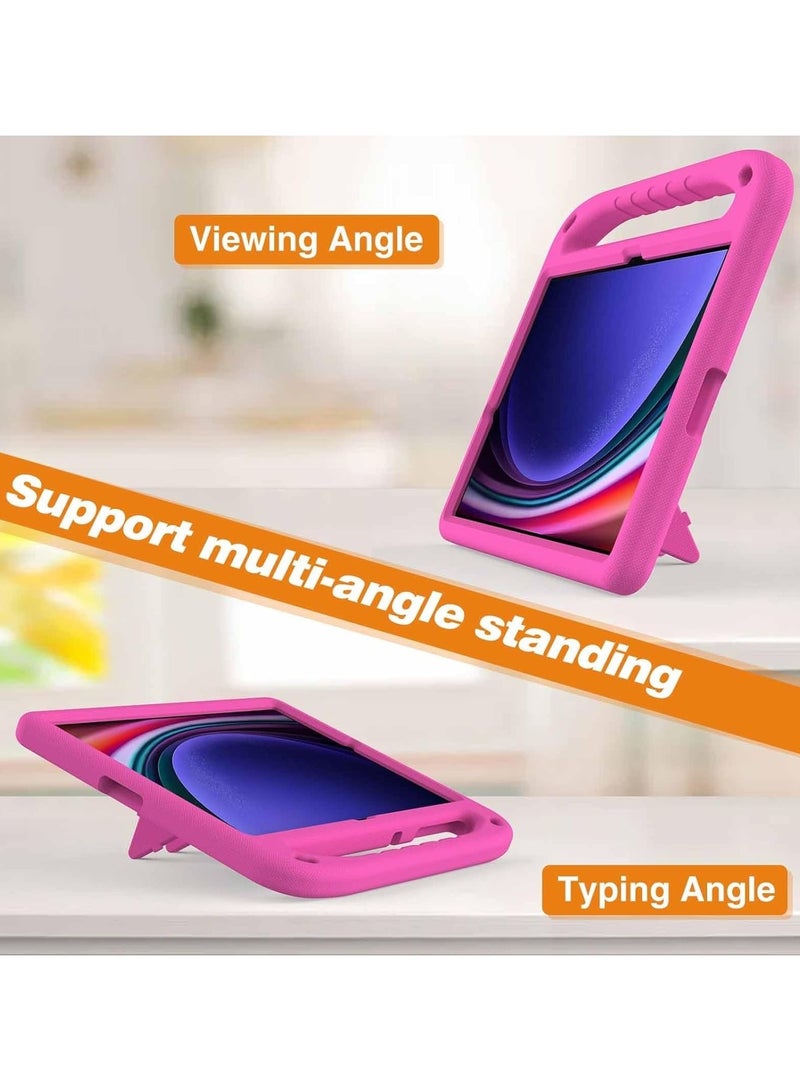 general Kids Case Compatible with Samsung Galaxy Tab S9 FE Plus Case SM-X610/SM-X616 12.4inch 2023,Light Weight Shock Proof Handle Stand Kids Friendly Protective Cover Case - Image 2