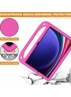 General Kids Case Compatible with Samsung Galaxy Tab S9 FE Plus Case SM-X610/SM-X616 12.4inch 2023,Light Weight Shock Proof Handle Stand Kids Friendly Protective Cover Case  - Image 4