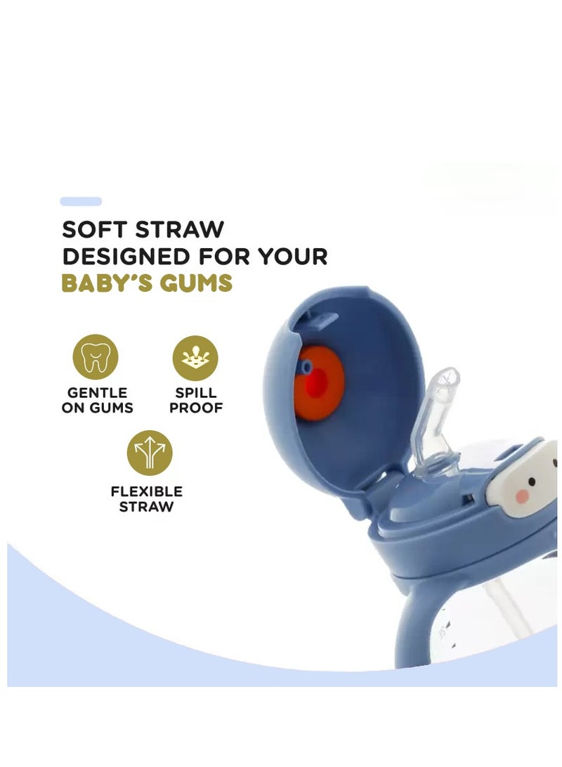 LuQu Anti spill Baby Sippy Cup Light Weight and High Transparency 2 Cups - Image 3