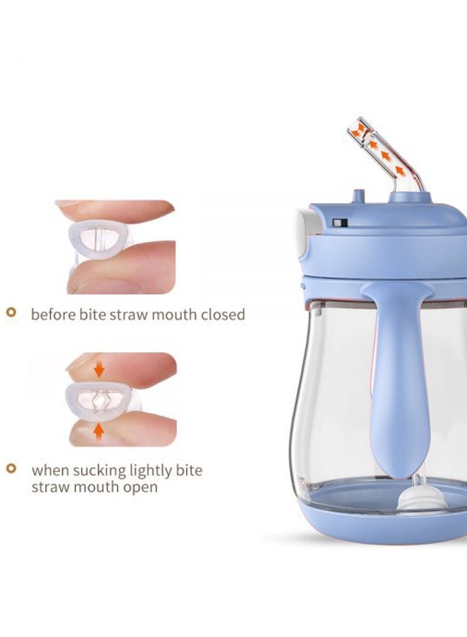 LuQu Anti spill Baby Sippy Cup Light Weight and High Transparency 2 Cups - Image 4