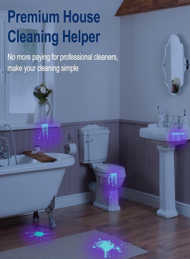 فانسكاي مصباح يدوي بالأشعة فوق البنفسجية من فانسكي، 395 نانومتر، 12 مصباح LED، عبوة من قطعتين، مصباح يدوي صغير وقوي للكشف عن بول الحيوانات الأليفة (الكلاب/القطط)، والبقع الجافة على السجاد، وبقع العقارب، وتصلب الراتنج. - Image 4