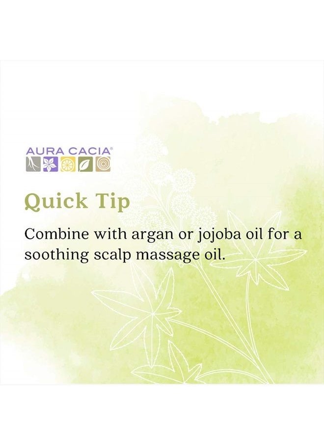 Aura Cacia Organic Skin Care Oil, Castor, 4 Fluid Ounce  - Image 5