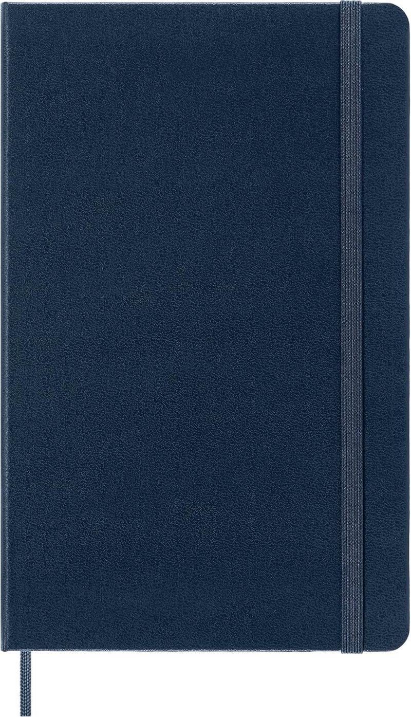 مفكرة Moleskine الذكية، نظام الكتابة الذكي، مفكرة ذكية بغلاف صلب، صفحات مسطرة وإغلاق مرن، تنسيق كبير 13 × 21، لون أزرق ياقوتي - Image 2