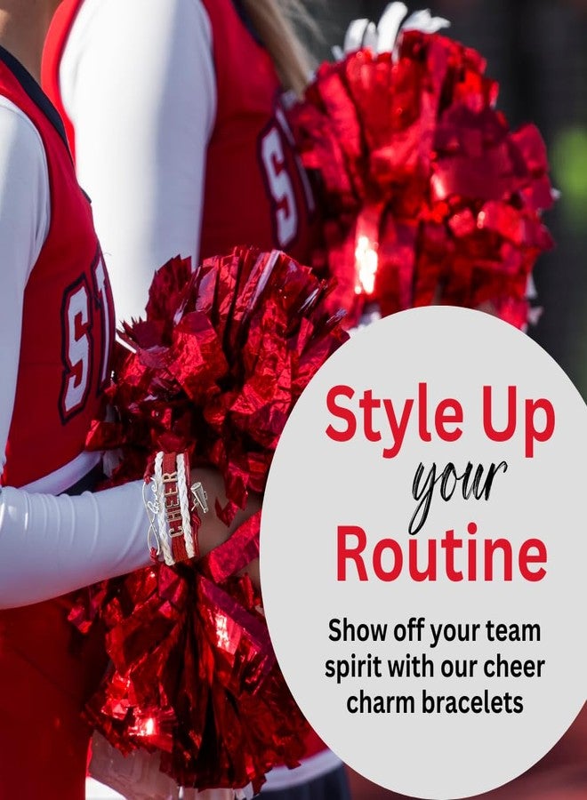 إنفينيتي كوليكشن مجموعة إنفينيتي - سوار التشجيع - مجوهرات إنفينيتي لوف قابلة للتعديل بألوان الفريق، مجوهرات وإكسسوارات التشجيع، هدية للمشجعات والفرق - Image 5