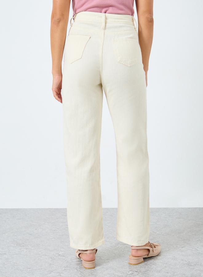 ستايلي جينز كاجوال بقصة أرجل مستقيمة - Image 4