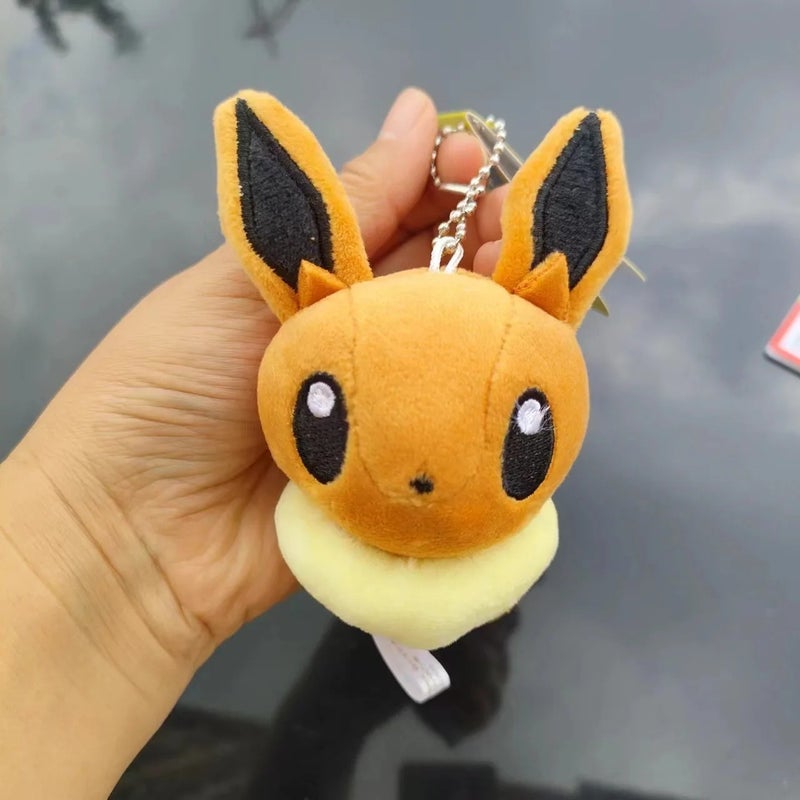 Bluejw Cute 10cm Pikachu Plush Keychain – Super Soft Stuffed Animal Toy Filled with PP Cotton, Kawaii Anime Hot Model Pokémon Collectible for Fans & Kids - Image 1