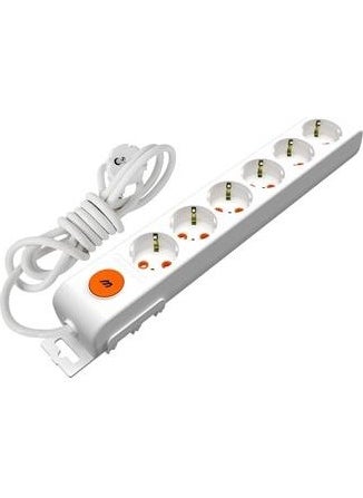 Mutlusan Rı-Tech Six-Gang Group Socket(1 Mt) 