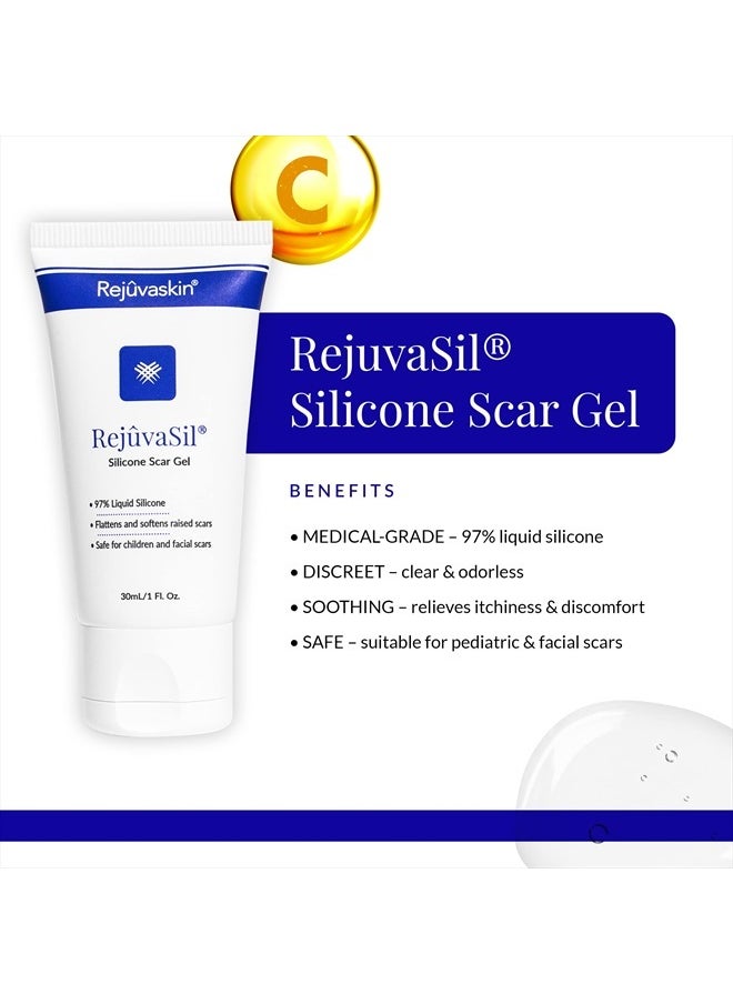 Rejuvaskin - Rejuvasil Silicone Scar-Gel, 0.33 Ounce - Image 1