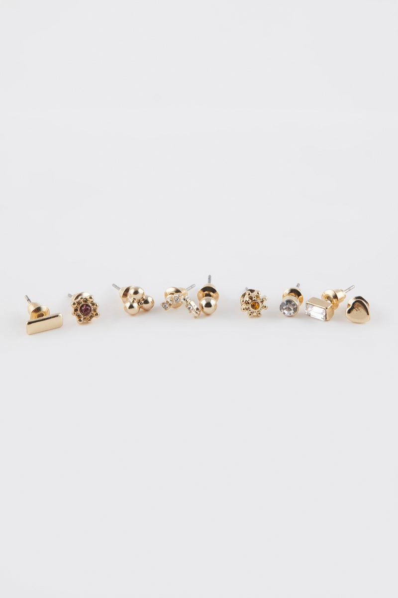 DeFacto Woman 9 Piece Gold Earrings  - Image 1