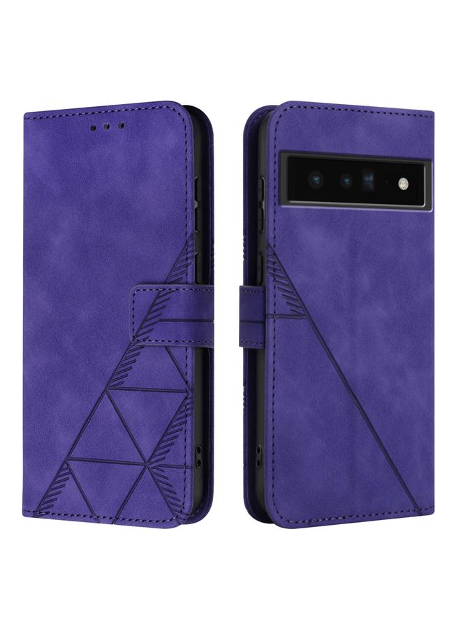 اس-توب جراب هاتف Google Pixel 6 Pro Crossbody من الجلد المنقوش ثلاثي الأبعاد - Image 2