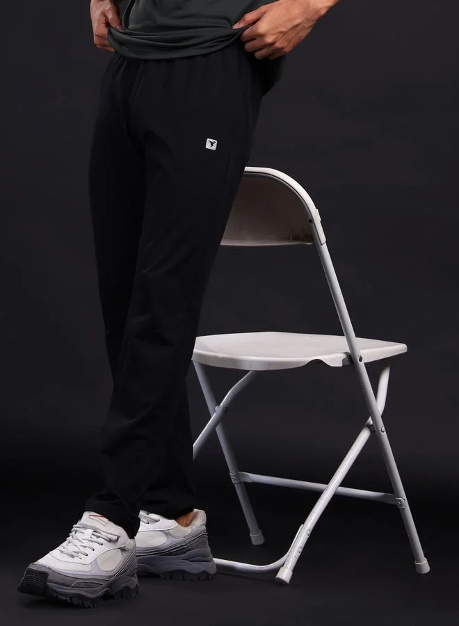 Technosport Technosport Solid Slim Fit Trackpants with Drawstring