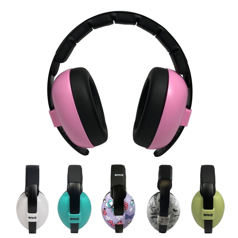 Banz Bubzee Baby Headphones for Noise Protection Baby Ear Muffs Newborn Infant Toddler 0 to 36 Months Adjustable
