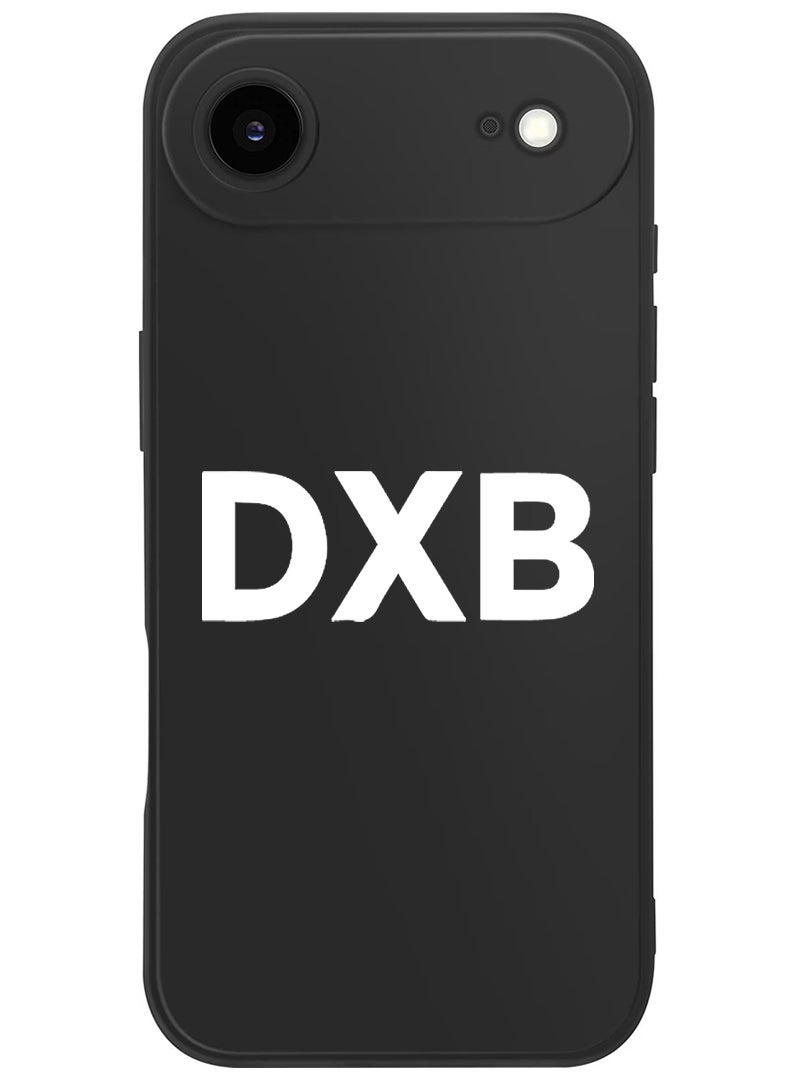 Theodor Protective Slim Fit Case Liquid Silicone Cover with Full Body Protection Anti-Scratch Shockproof Case For Apple iPhone 17 Air (Black) DXB - White - Image 1