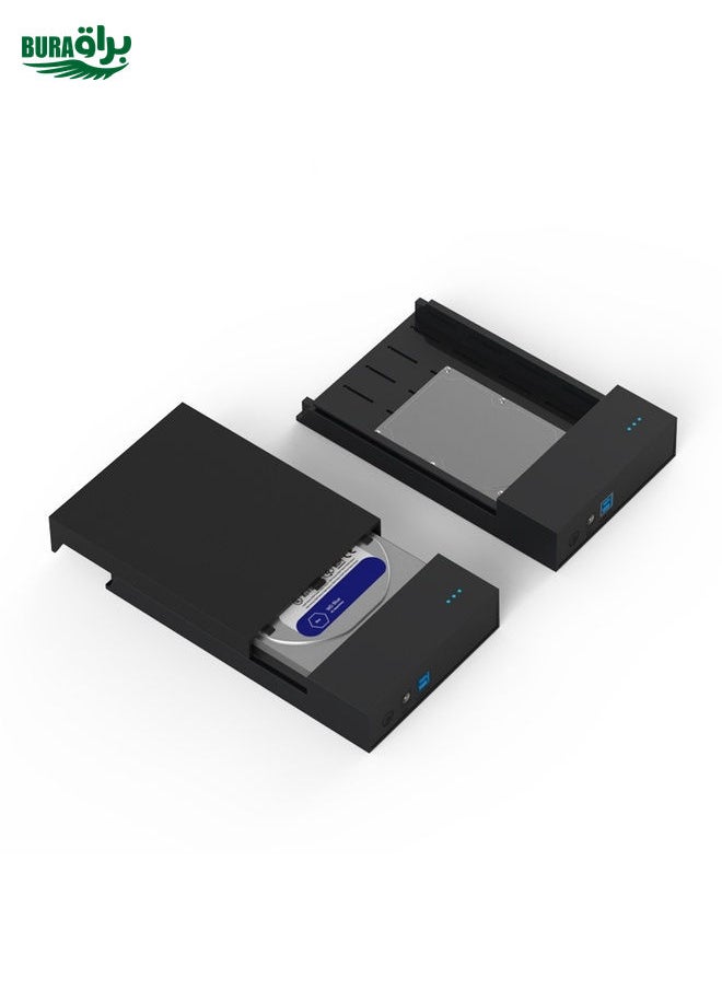 BURAQ - Blueendless 2.5 / 3.5 inch SSD USB 3.0 PC Computer External Solid State Mobile Hard Disk Box Hard Disk Drive (US Plug) - Image 1