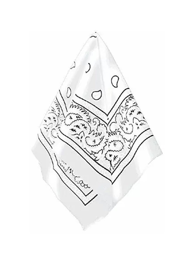 Amscan Bandana White - Image 1