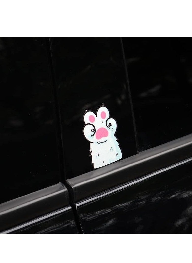 OMEVE Cat Paw Vinyl Car Sticker, Paw Print Scratch Cover Funny Bumper Decal for Auto, Truck, Motorcycle, Wall, Window  - Image 5
