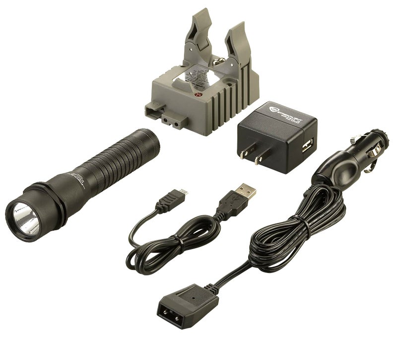 Streamlight 74301 Strion LED 375-Lumen Compact, Rechargeable Flashlight with 120V AC/12V DC Charger - 1Holder, Black - Image 2