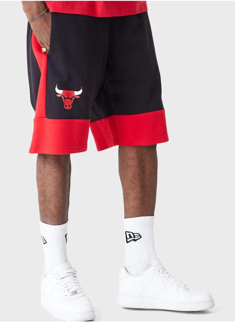 NEW ERA Chicago Bulls Colour Block Shorts