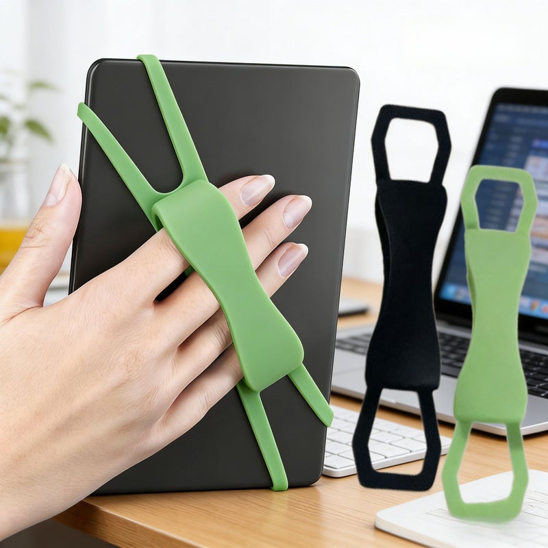 3pc Green E Reader Case Anti Slip Shockproof Soft Fit Kindle Kobo 4.7 8 Inch - Image 1