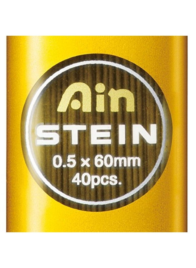 Pentel قلم رصاص ميكانيكي بنتل آين شتاين 0.5 مم | رصاص من الدرجة 4B | سلس وغير خشن | سهل الإدخال داخل القلم | عبوة من 40 قطعة (C275-4B)، أسود - Image 3