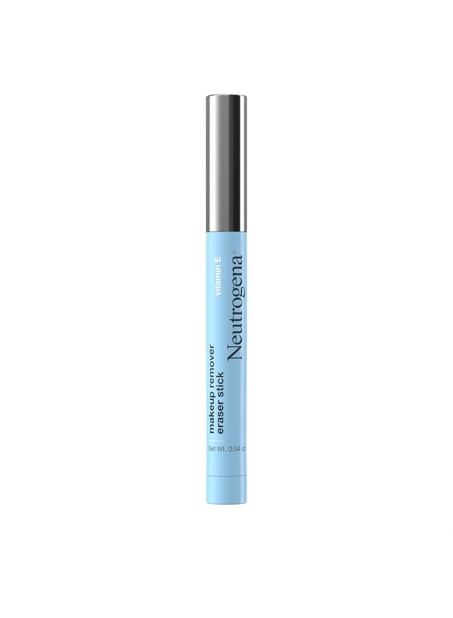 Neutrogena Makeup Remover Eraser Stick with Vitamin E, Easy-to Use & Travel-Friendly Makeup Removing Gel Pen for On-the-Go Touch-Ups of Stray or Smudged Eyeliner, Lipstick, & More, 0.04 oz - Image 1