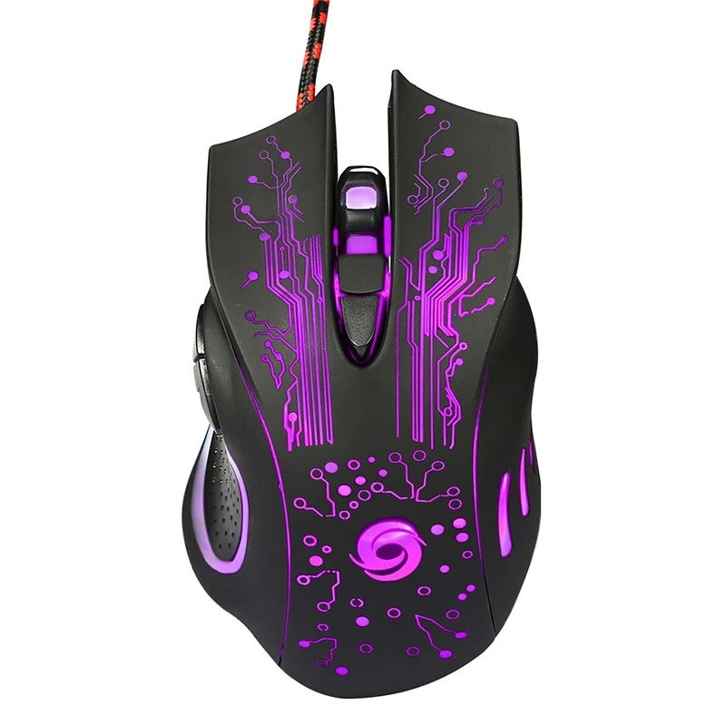 Y&D 6D USB Wired Gaming Mouse, 3200 DPI, 6 Buttons, LED Optical Professional Mouse for PC Laptop Games - Image 2