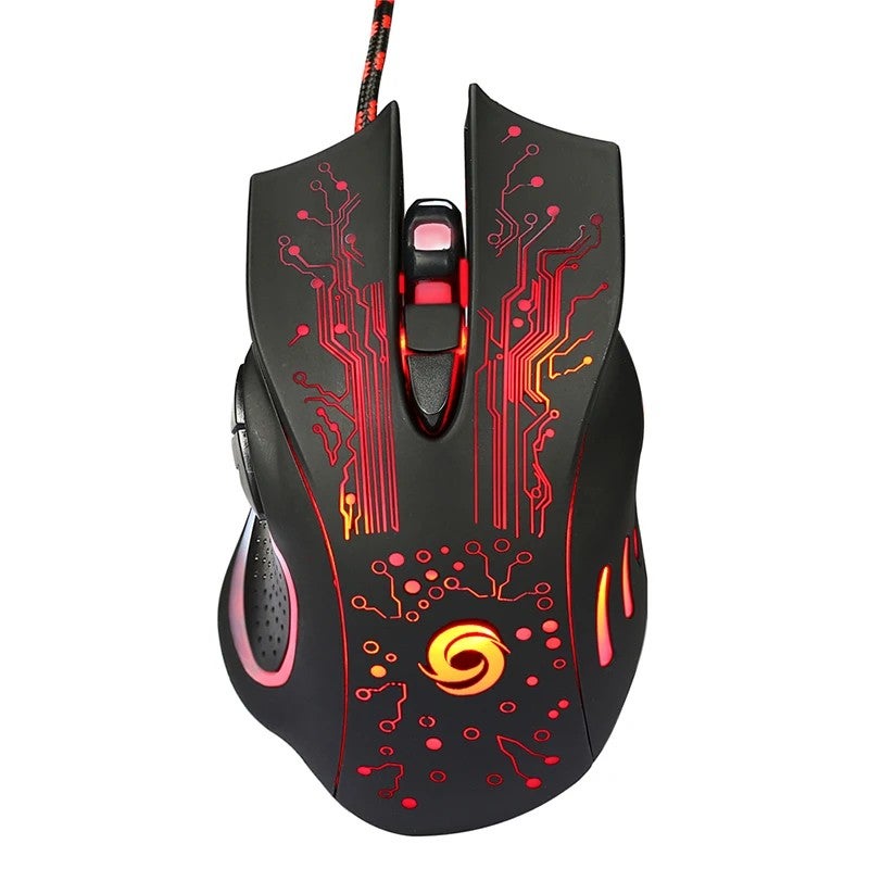 Y&D 6D USB Wired Gaming Mouse, 3200 DPI, 6 Buttons, LED Optical Professional Mouse for PC Laptop Games - Image 1