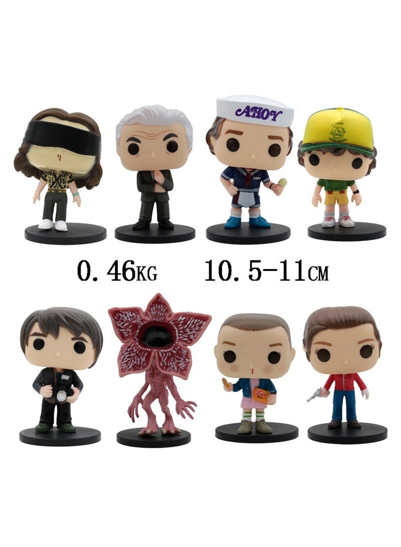 general Stranger Things Season 4 Carnivorous Plant 4-Inch Desk Figurine 8-Piece Set with Base Display Film-Accurate Replica Model Dual-Purpose Collectible and Decorative Piece - Image 1