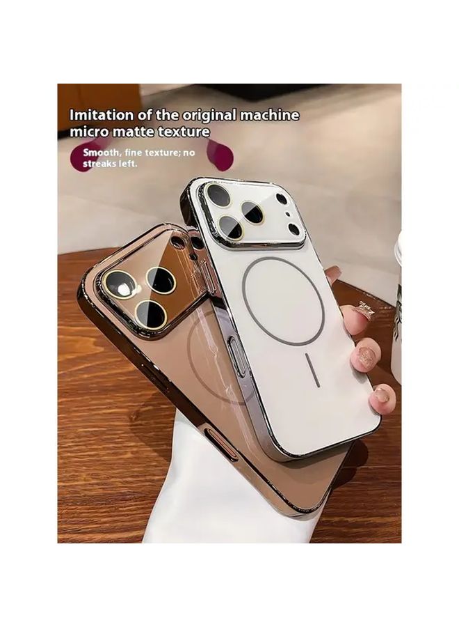 Pink Slim Magnetic Case For iPhone 12 Pro Max With Camera Protection - Image 3