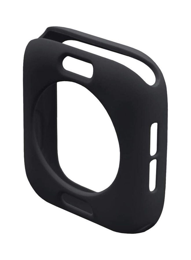NIBEMINENT Ultra Thin Soft TPU Shockproof Bumper Case For Apple Watch Series 3/2/1 38mm Black  - Image 4