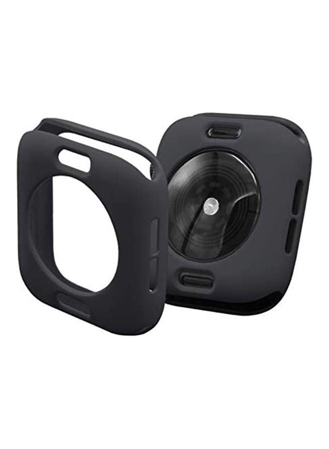 NIBEMINENT Ultra Thin Soft TPU Shockproof Bumper Case For Apple Watch Series 3/2/1 38mm Black  - Image 2