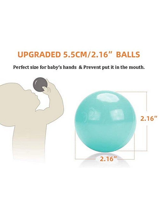 Wonder Space Soft Pit Balls, Chemical Free Crush Proof Plastic Ocean Ball, Bpa Free With No Smell, Safe For Toddler Ball Pit/Kiddie Pool/Indoor Baby Playpen, Pack Of 100 (Mix Pastel) - Image 4