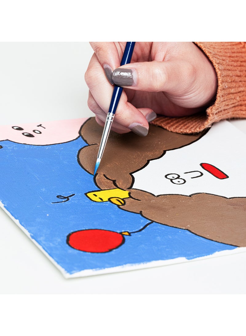 ديلي لوحة كانفاس دالي فايننولو EC280-3 مقاس 25×35 سم (9.8×13.7 بوصة) – قماش قطني 100% بوزن 280 جم/م² مشدود مسبقًا، مخصص للرسم بالأكريليك والزيت والألوان المائية – لوحة فنية مناسبة للمبتدئين والمحترفين، باللون الأبيض - Image 4