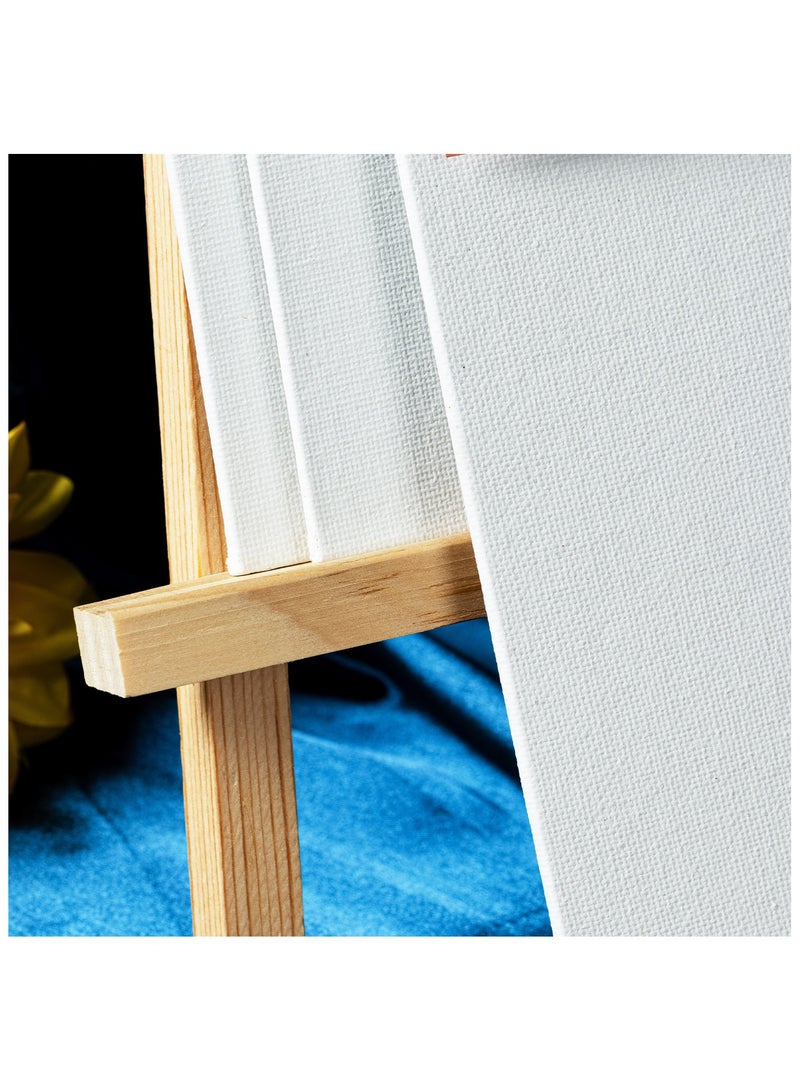 ديلي لوحة كانفاس دالي فايننولو EC280-3 مقاس 25×35 سم (9.8×13.7 بوصة) – قماش قطني 100% بوزن 280 جم/م² مشدود مسبقًا، مخصص للرسم بالأكريليك والزيت والألوان المائية – لوحة فنية مناسبة للمبتدئين والمحترفين، باللون الأبيض - Image 2