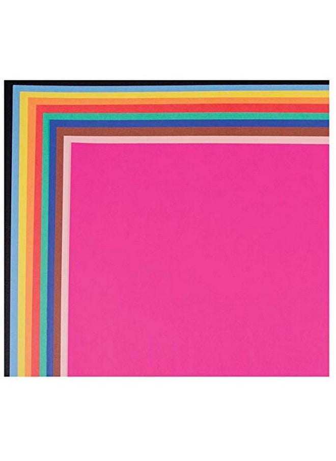 School Smart School Smart 1485739 Railroad Board, 4-ply Thickness, 22" x 28", Assorted Color 25 Count, (Pack of 1) 