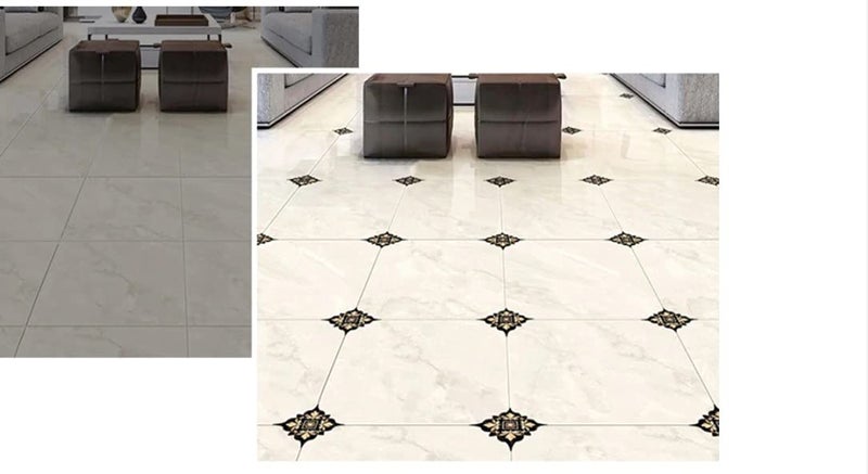 BHOOLU&GOOLU Self Adhesive PVC Waterproof Ceramic Tile Sticker - (8 * 8 CM) - 36 Stickers/pack - Image 5
