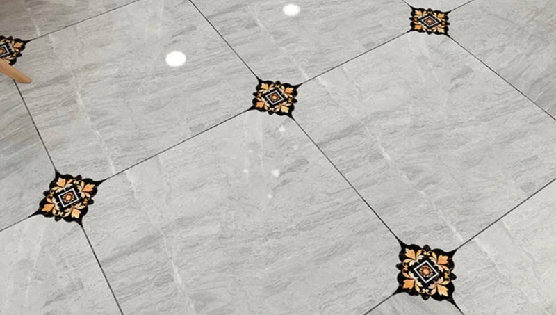 BHOOLU&GOOLU Self Adhesive PVC Waterproof Ceramic Tile Sticker - (8 * 8 CM) - 36 Stickers/pack - Image 3