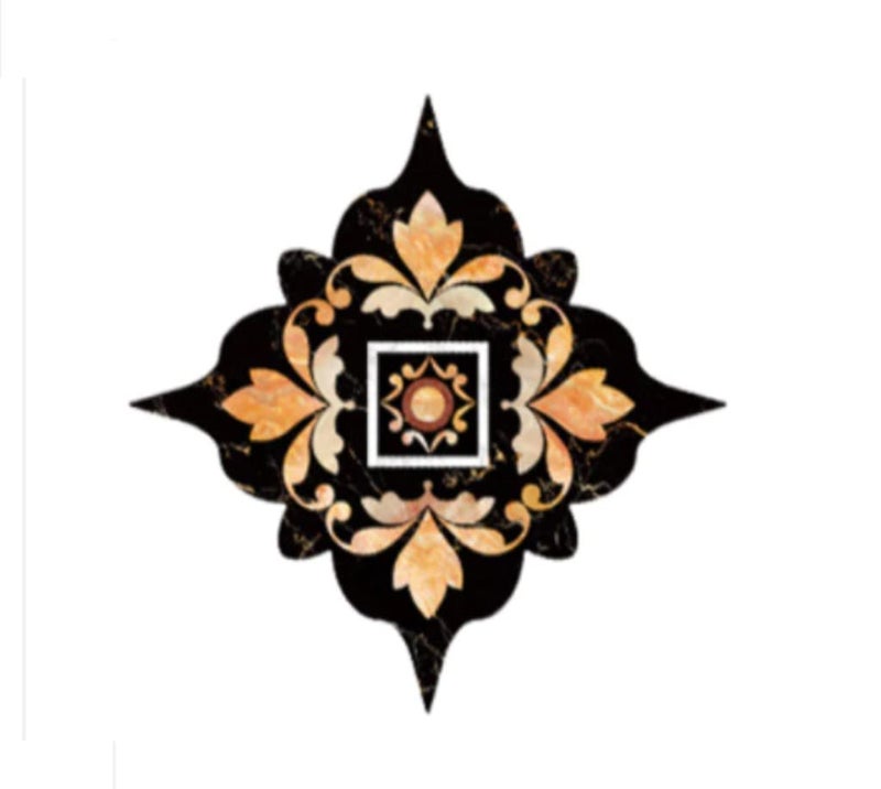 BHOOLU&GOOLU Self Adhesive PVC Waterproof Ceramic Tile Sticker - (8 * 8 CM) - 36 Stickers/pack - Image 1
