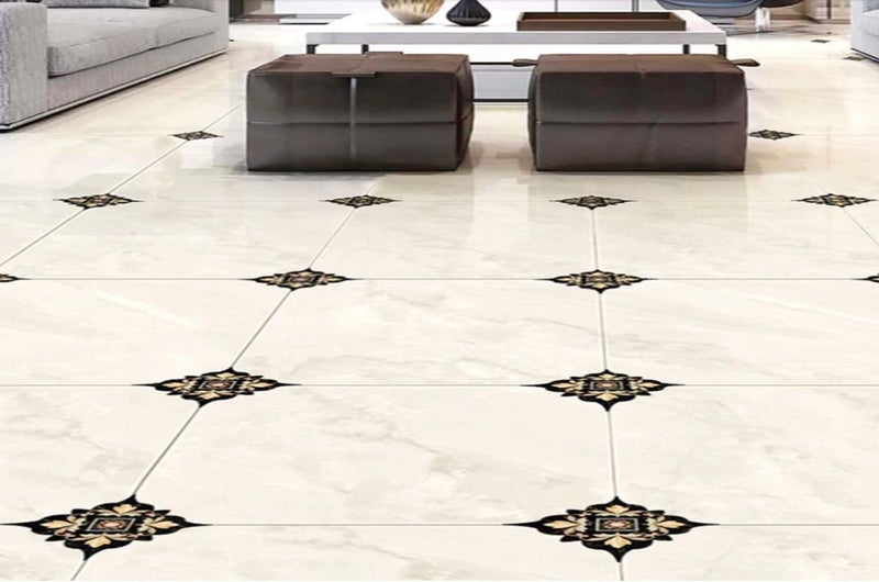 BHOOLU&GOOLU Self Adhesive PVC Waterproof Ceramic Tile Sticker - (8 * 8 CM) - 36 Stickers/pack - Image 4