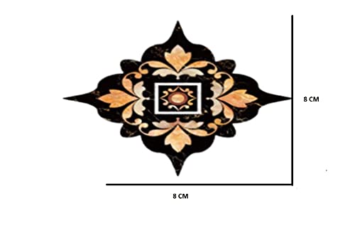 BHOOLU&GOOLU Self Adhesive PVC Waterproof Ceramic Tile Sticker - (8 * 8 CM) - 36 Stickers/pack - Image 2