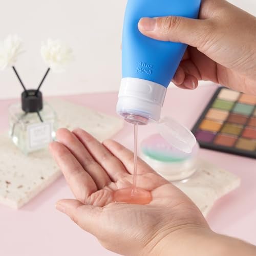 INSFIT Travel Bottles for Toiletries: Leakproof Travel Size Toiletries, BPA-Free Refillable Shampoo/Conditioner Bottles for Beach, Cruise, Airplane, Disney Vacations, Travel Essentials for Women - Image 4