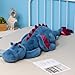 Leahaoe Weighted Dragon Stuffed Animal Soft and Sturdy Weighted Stuffed Animals for Kids and Adults Medium Blue Dragon Stuffed Animal354 5Lbs - Image 3