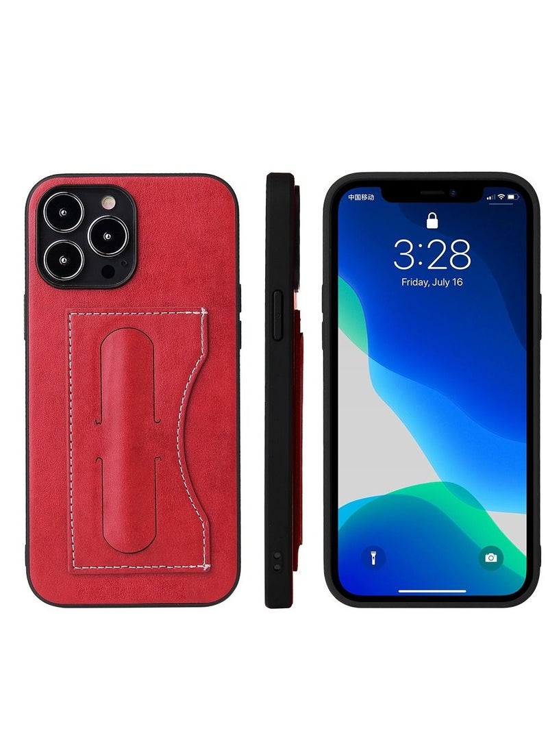 Suteni Leather Protective Back Cover Case Phone Case for iPhone